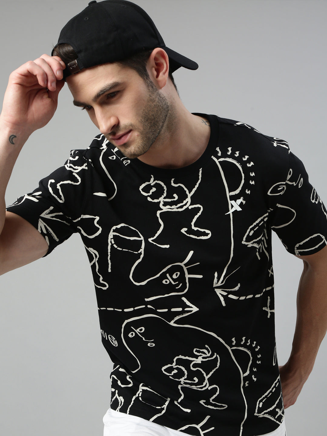 Xtep Men Relaxed Fit Short-sleeve T-shirt