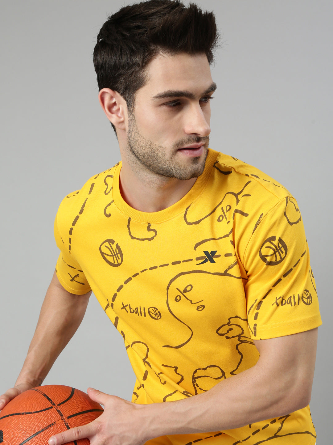 Xtep Men Relaxed Fit Short-sleeve T-shirt