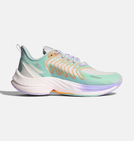 Xtep Women Dynamic Foam Running Shoes - Canvas White/Coral Green / 35