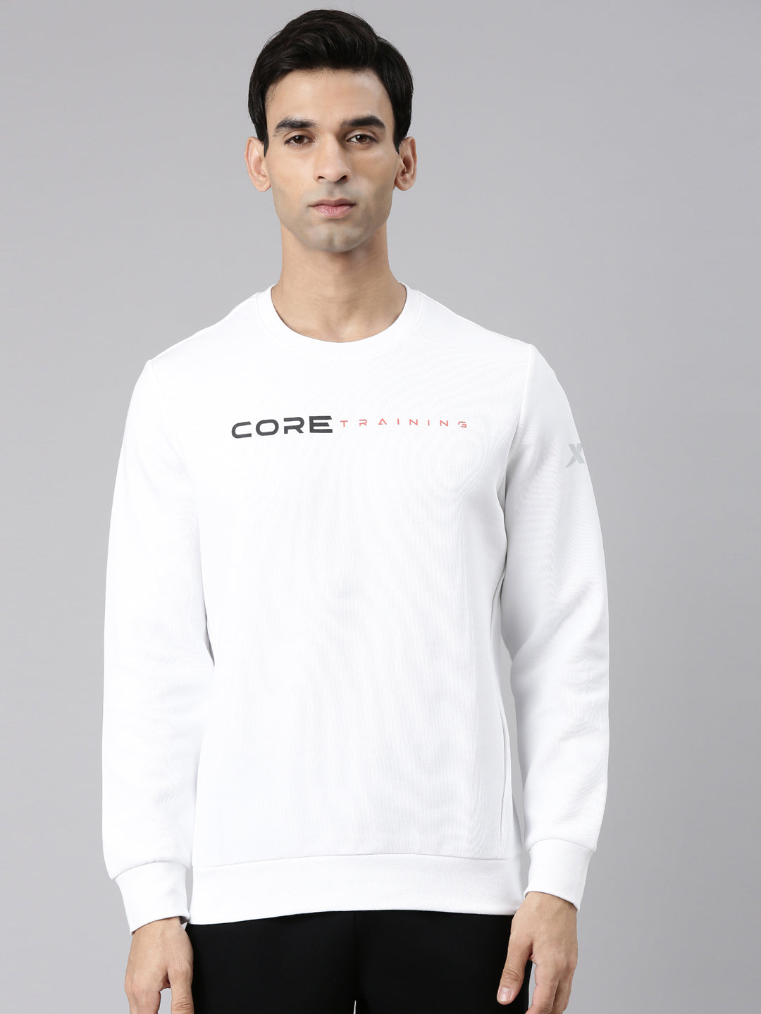 Xtep-Comfort Men Sweater - Pearl White / S