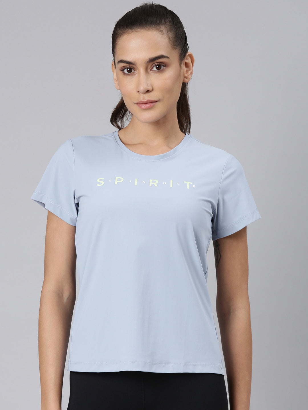 Xtep-Comfort Women Short-sleeve T-shirt - Tina Blue / XS