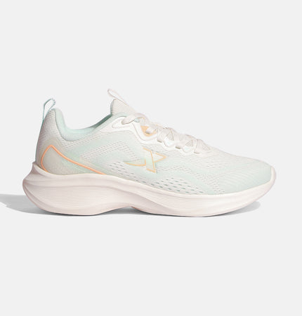 Xtep Women’s Dynamic Foam Running Shoes - White Green / 35