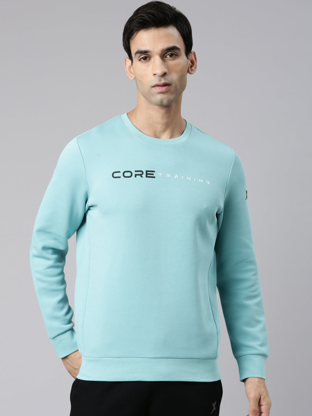 Xtep-Comfort Men Sweater - Eco Blue / S