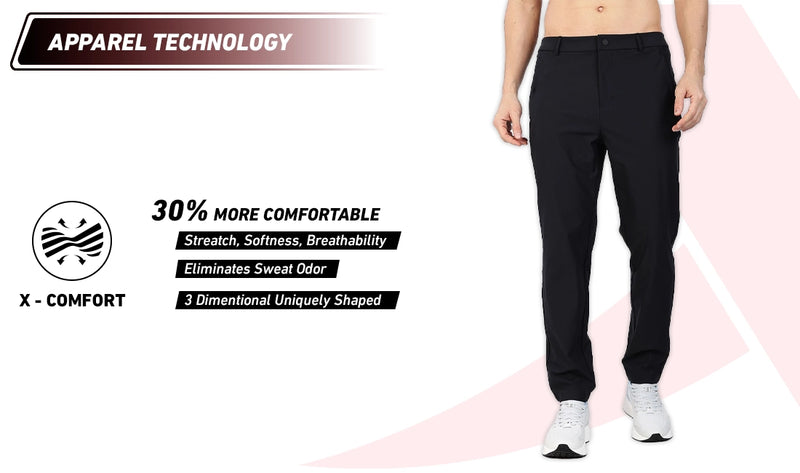 Xtep Men's Comfort Training Trackpant Black