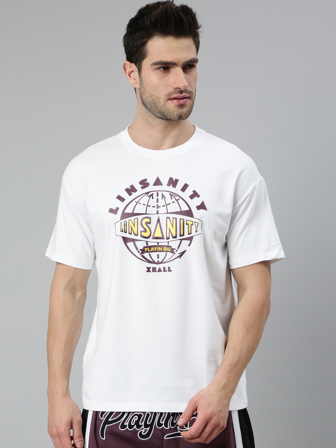 Xtep Men Active Short-sleeve T-shirt - Pearl White / S