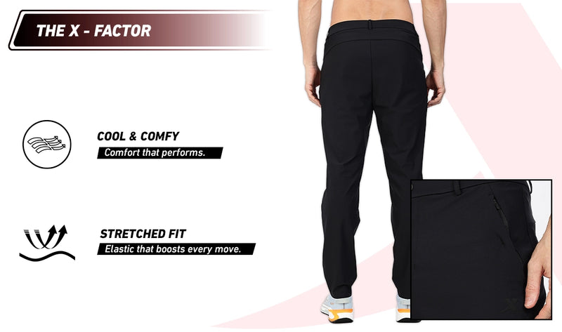 Xtep Men's Comfort Training Trackpant Black