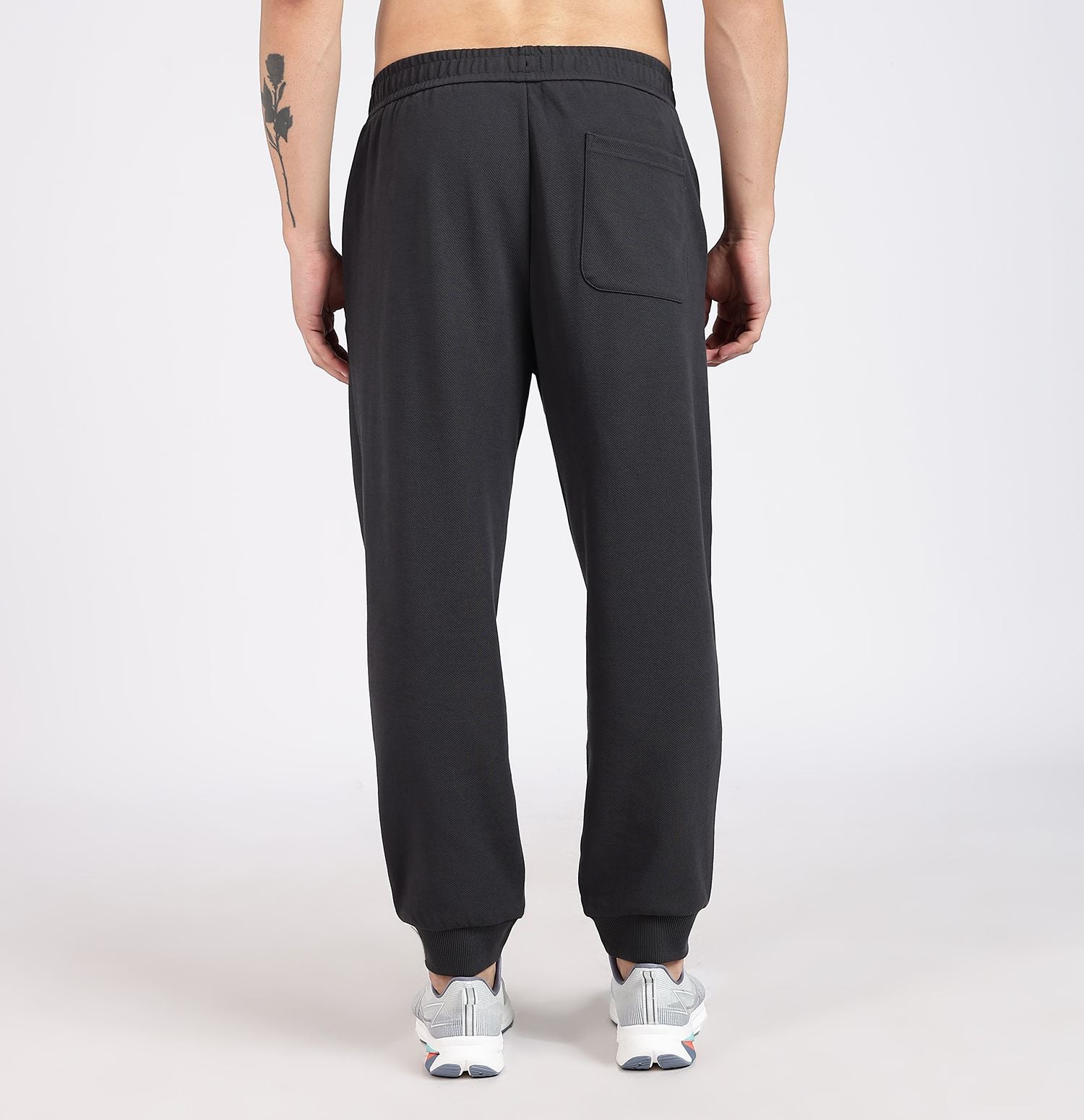 Micro Texture Modern Pants - Horn Grey