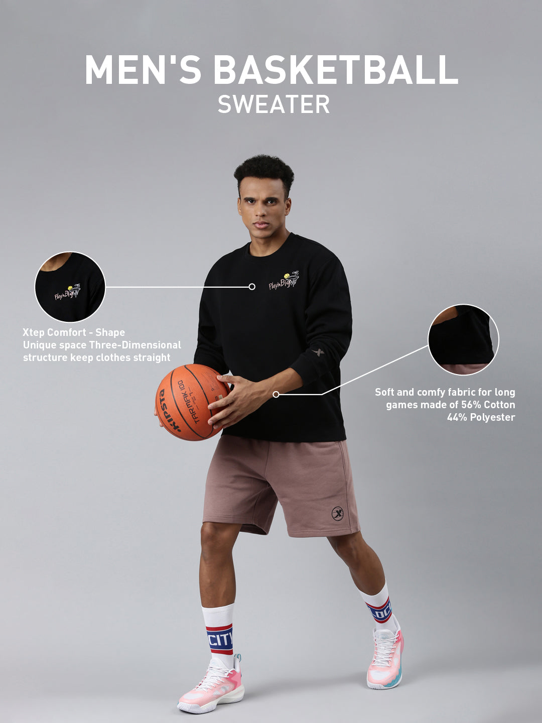 Xtep-Comfort Men Sweater