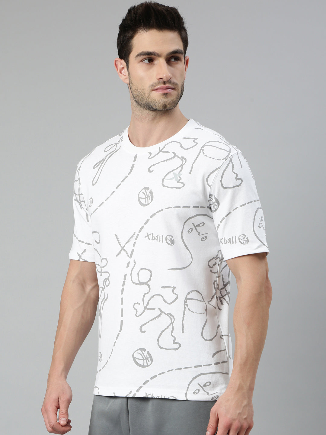 Xtep Men Relaxed Fit Short-sleeve T-shirt