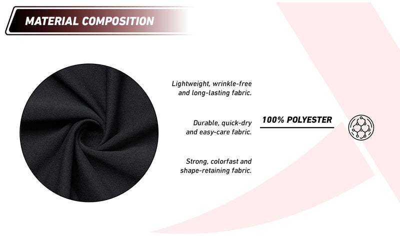 Xtep Men's Quick Dry Moisture Wick Running T-shirt Black