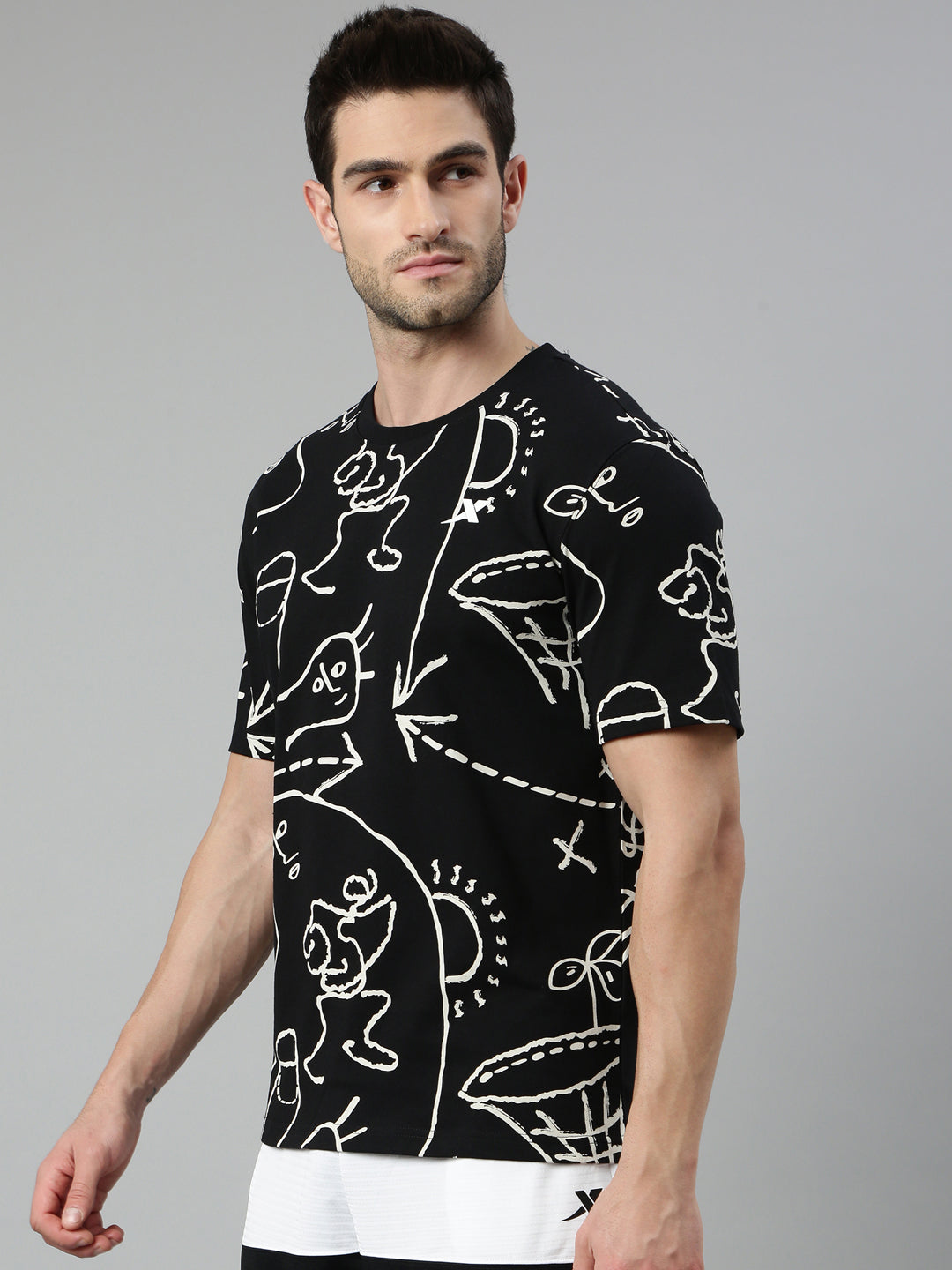 Xtep Men Relaxed Fit Short-sleeve T-shirt