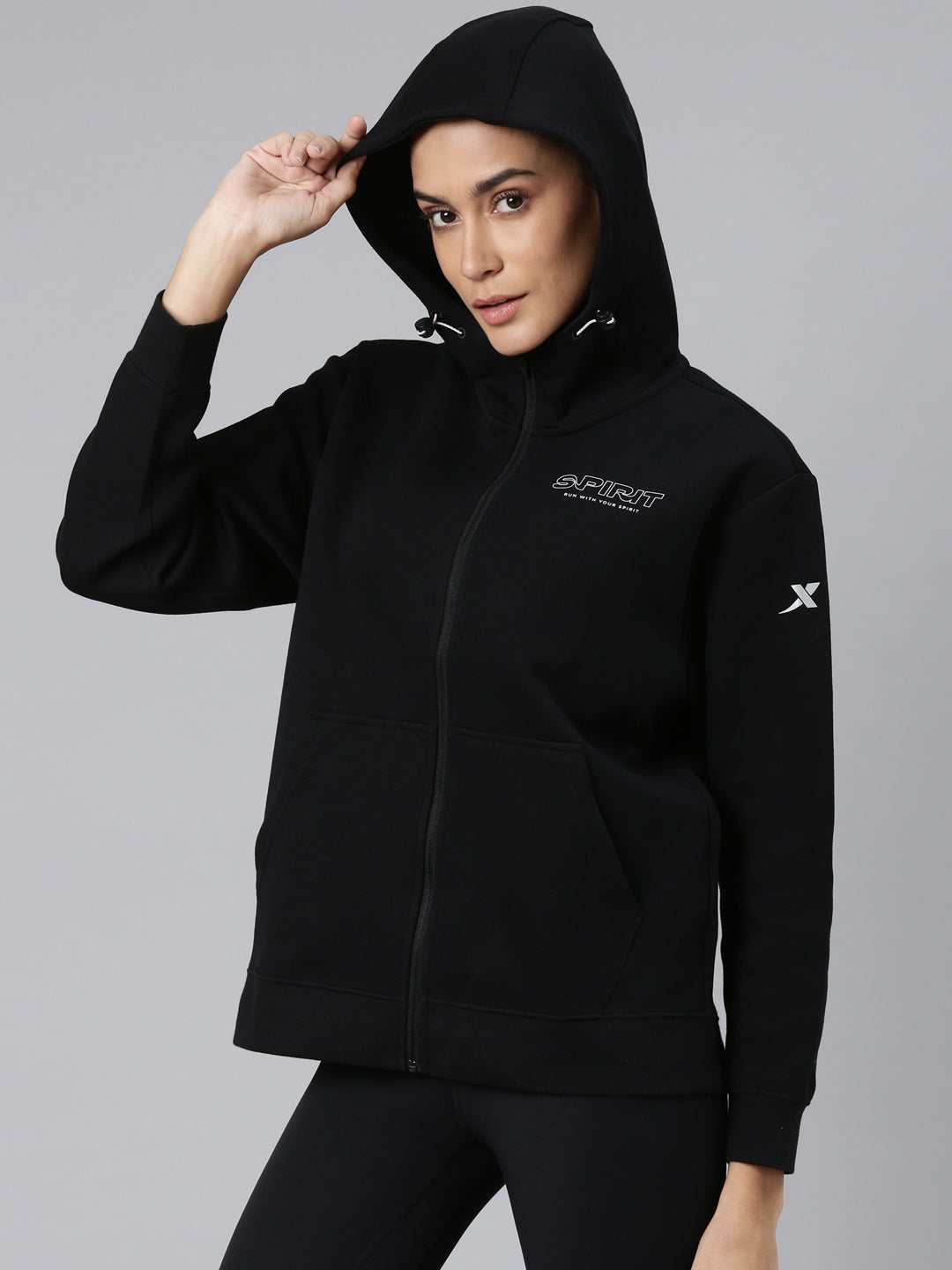 Xtep Hoodie Printed Sweatshirt