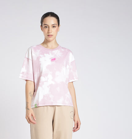 Xtep Women Floral Print T-Shirt - Floral Purple / S