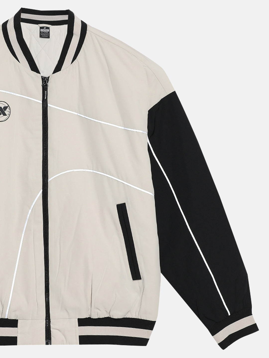 Xtep Colourblocked Cotton-padded Jacket