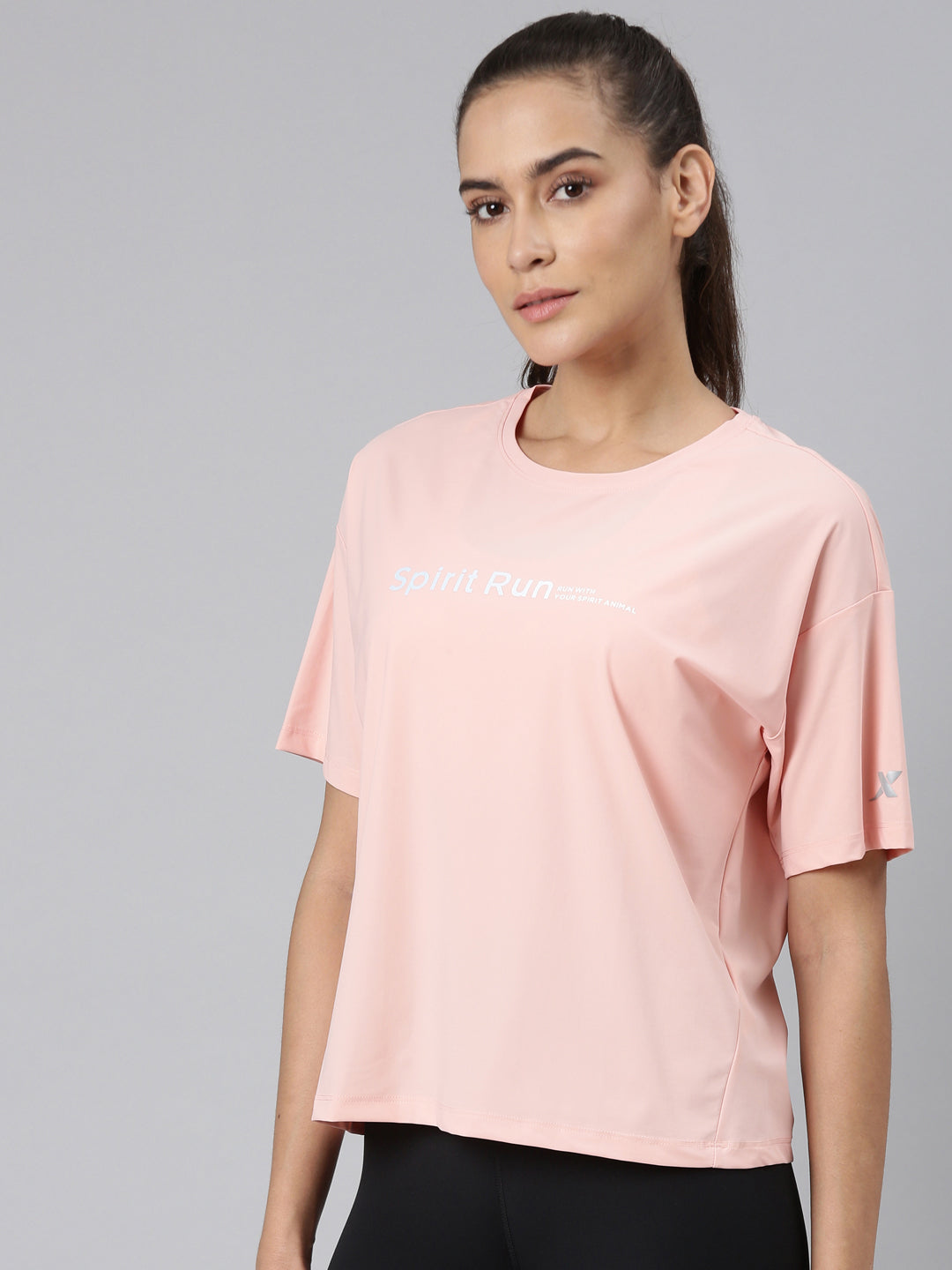 Xtep-Comfort Women Short-sleeve T-shirt