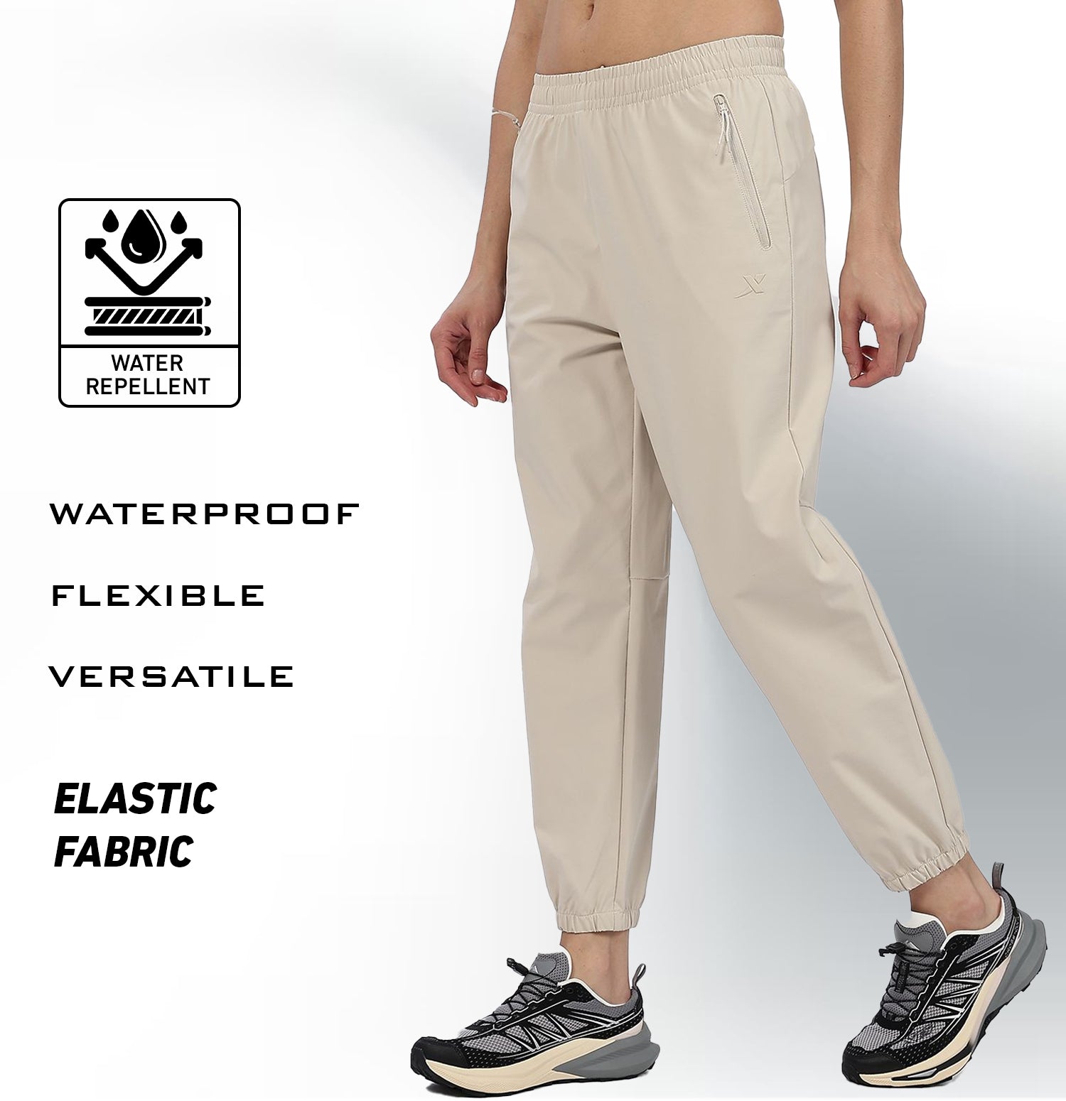 Comfort Woven Quick-Dry Outdoor Pants - Apricot