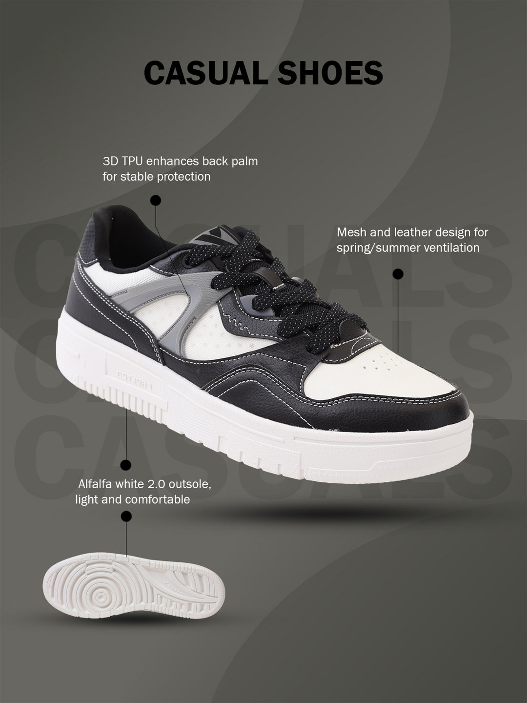 Xtep Men Classic Skateboarding Shoes