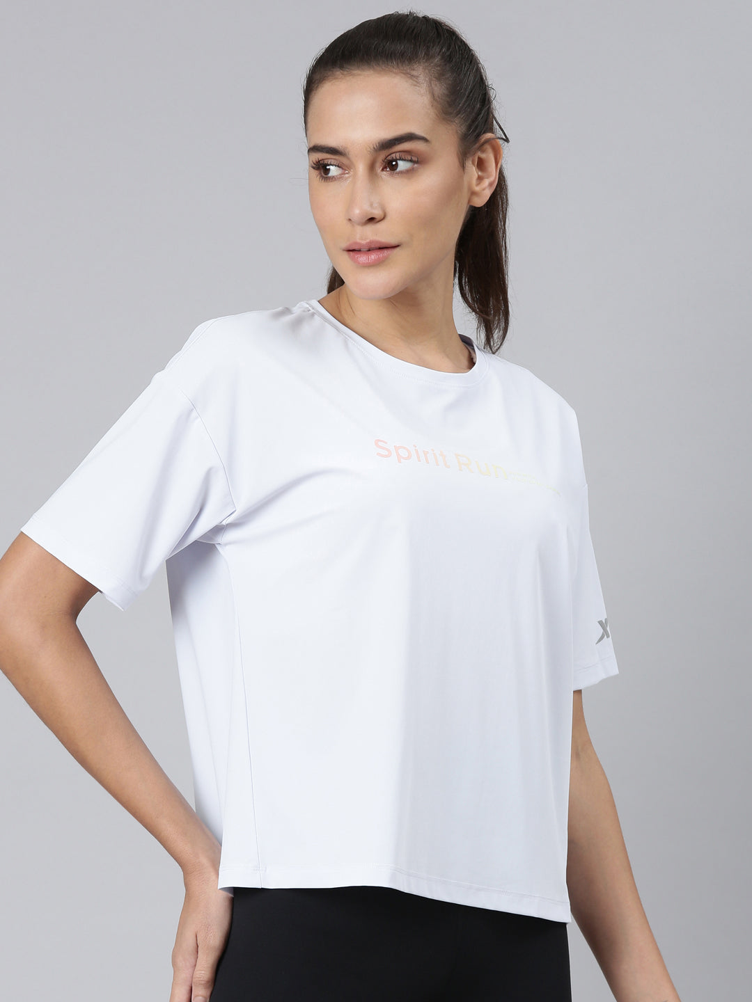 Xtep-Comfort Women Short-sleeve T-shirt