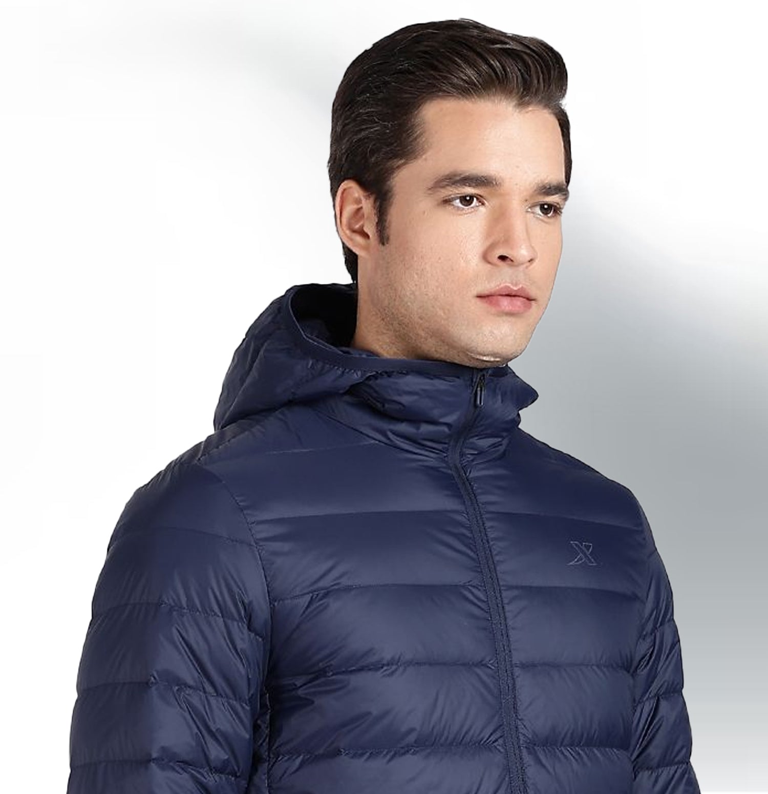X-Shield Padded Down Jacket - Oxford Blue