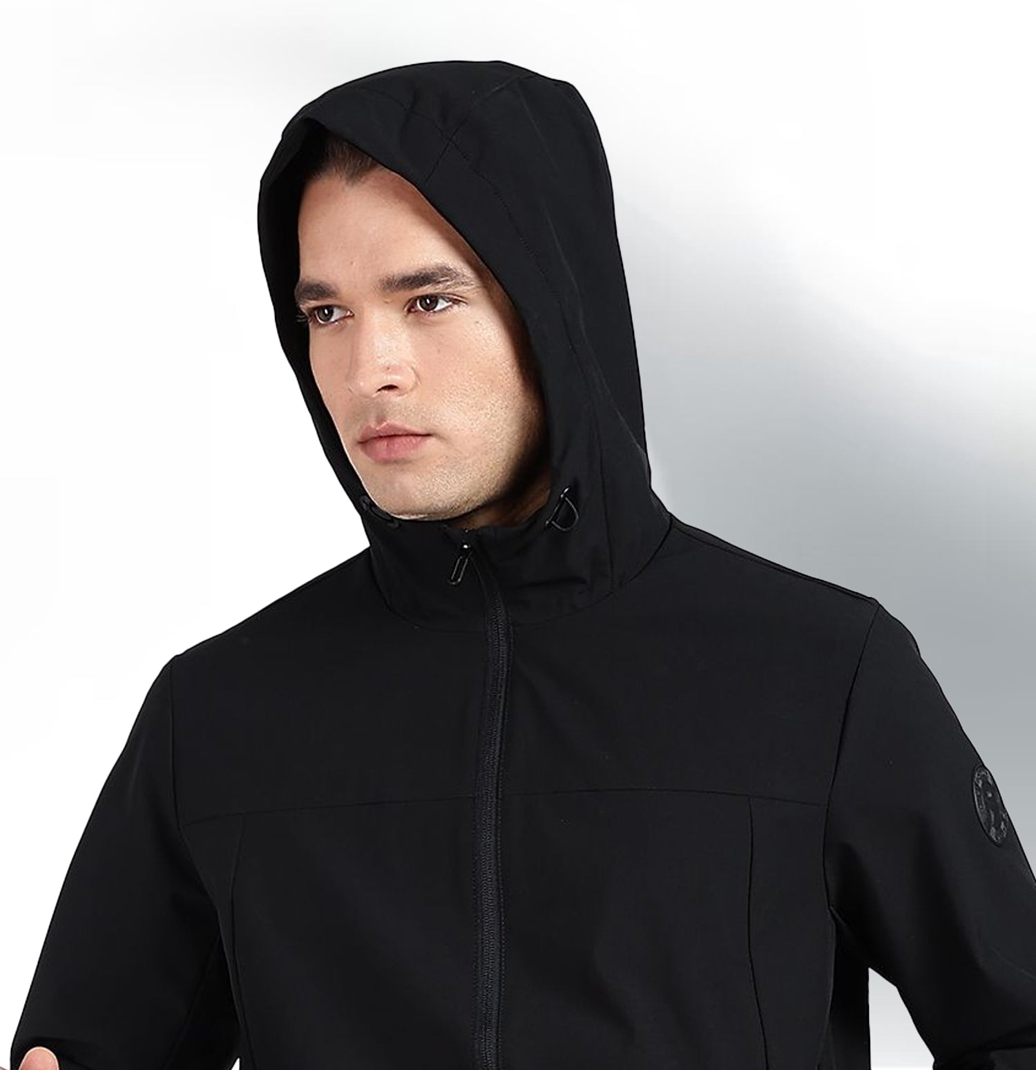 X-Shield Double Layer Windbreaker - Black