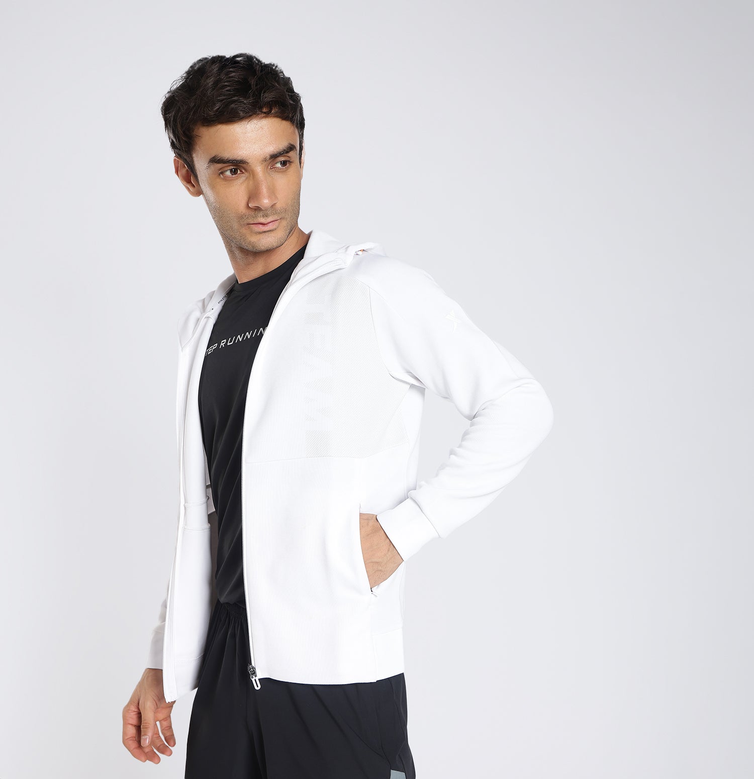Xtep Men Active Knitted Training Hoodie