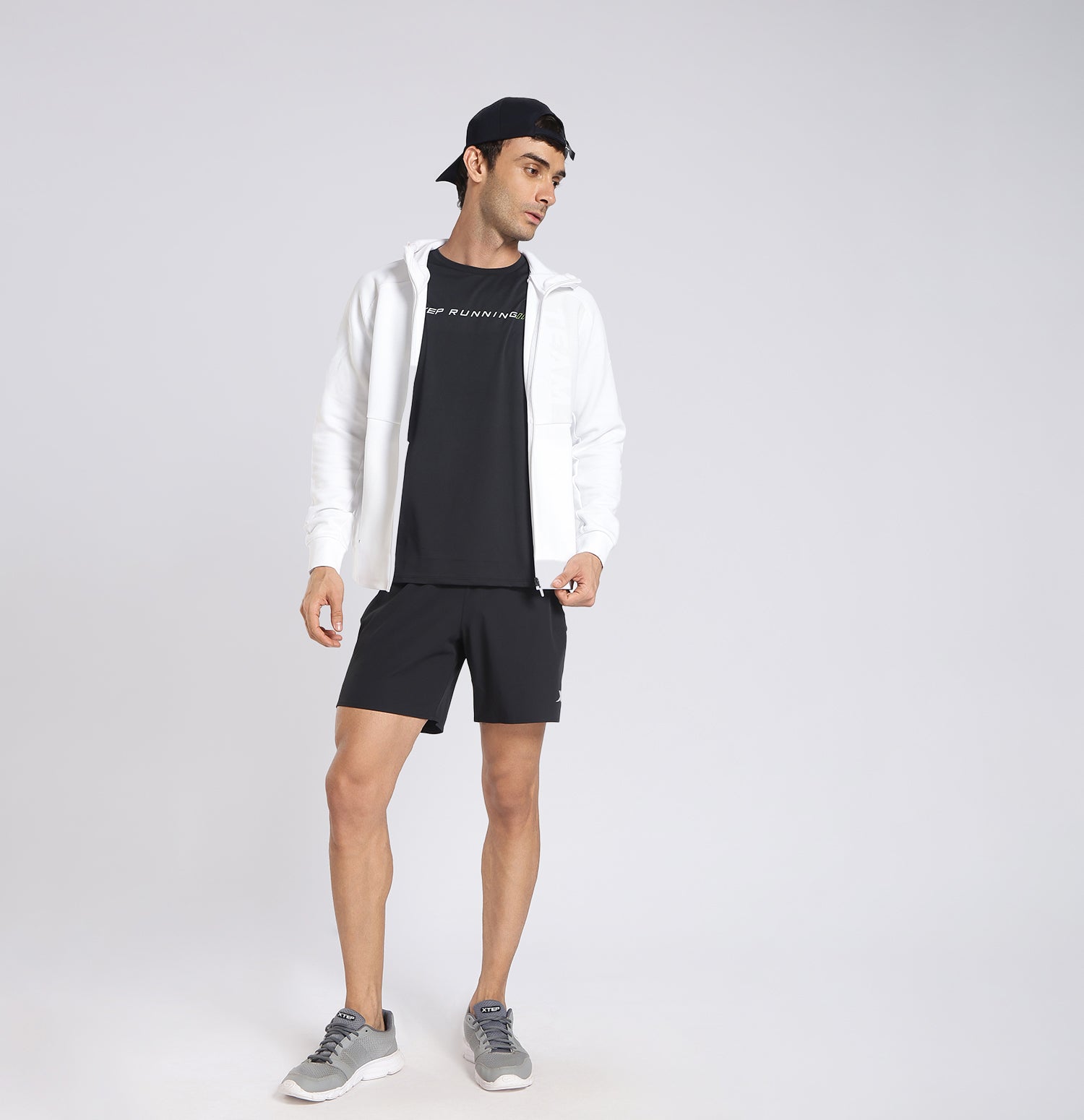 Xtep Men Active Knitted Training Hoodie