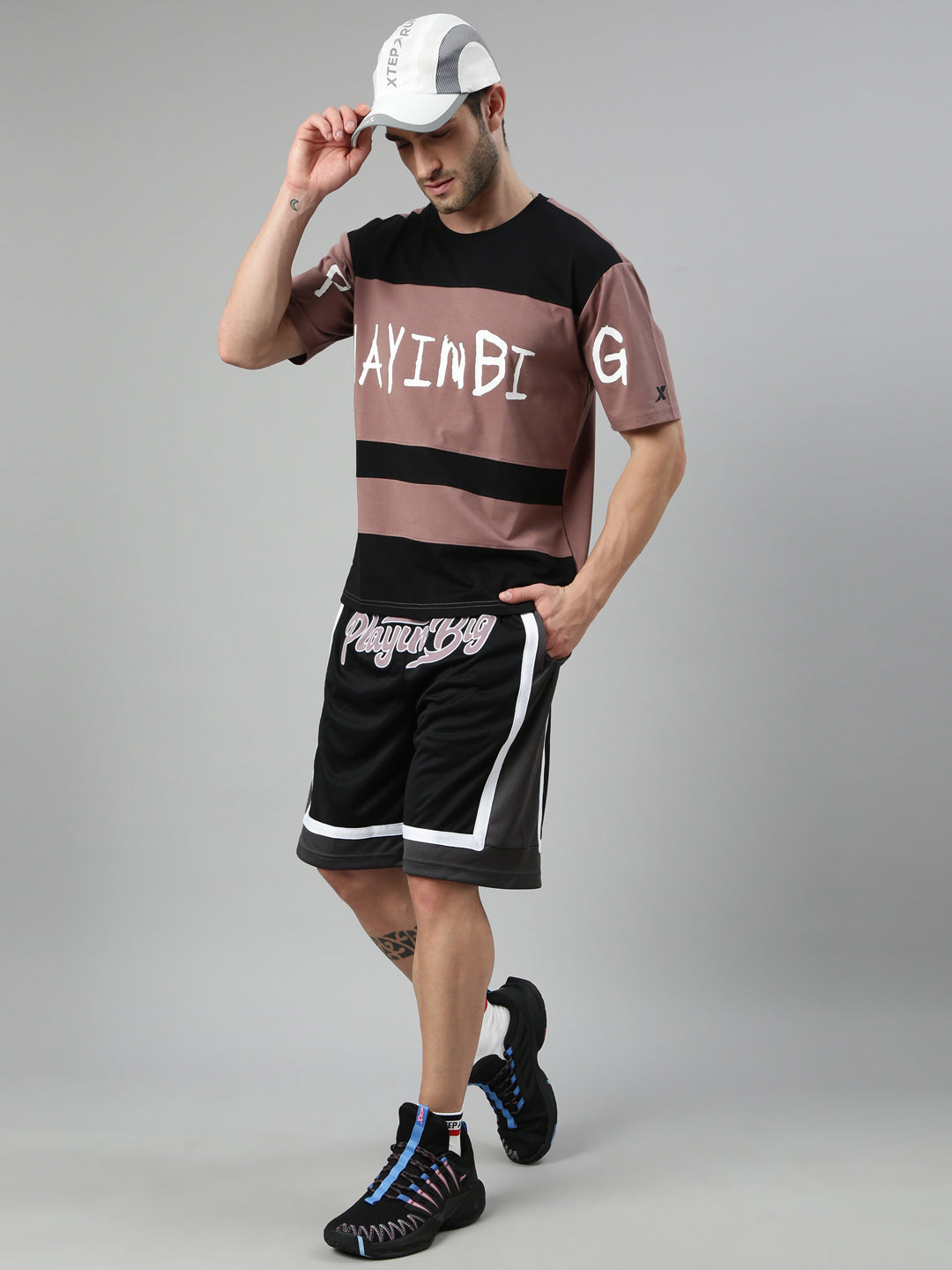 Xtep Men Relaxed Fit Short-sleeve T-shirt