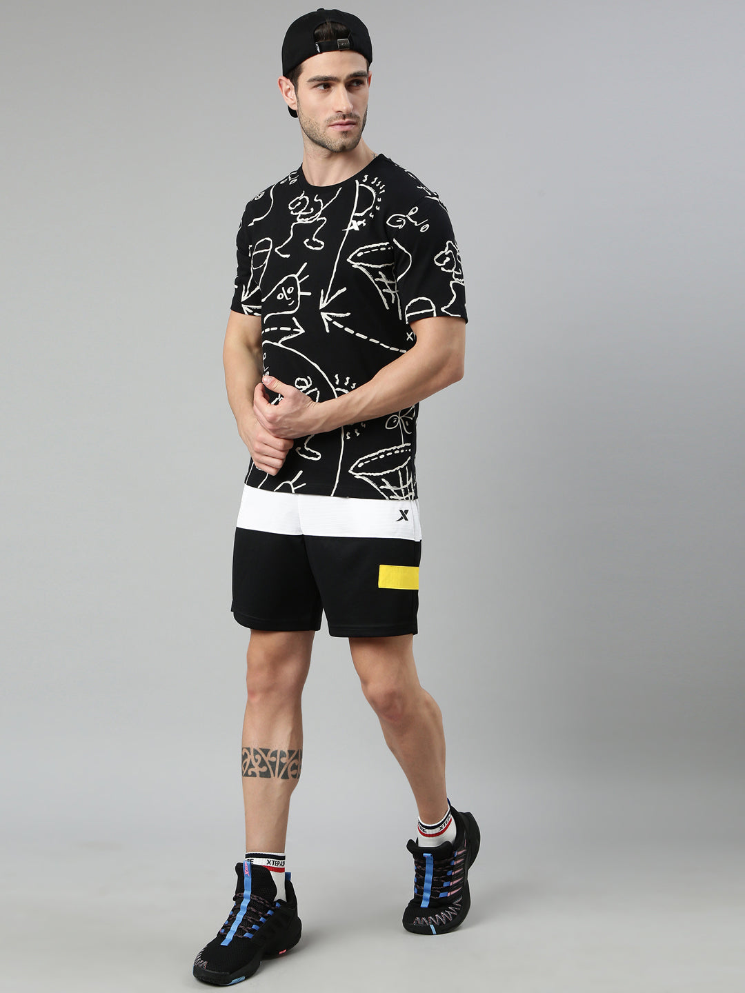 Xtep Men Relaxed Fit Short-sleeve T-shirt