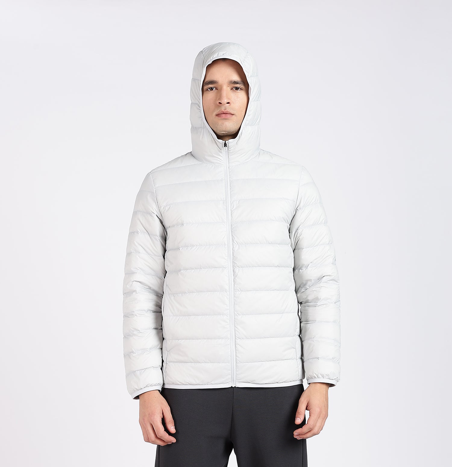 X-Shield Padded Down Jacket - Moss Grey