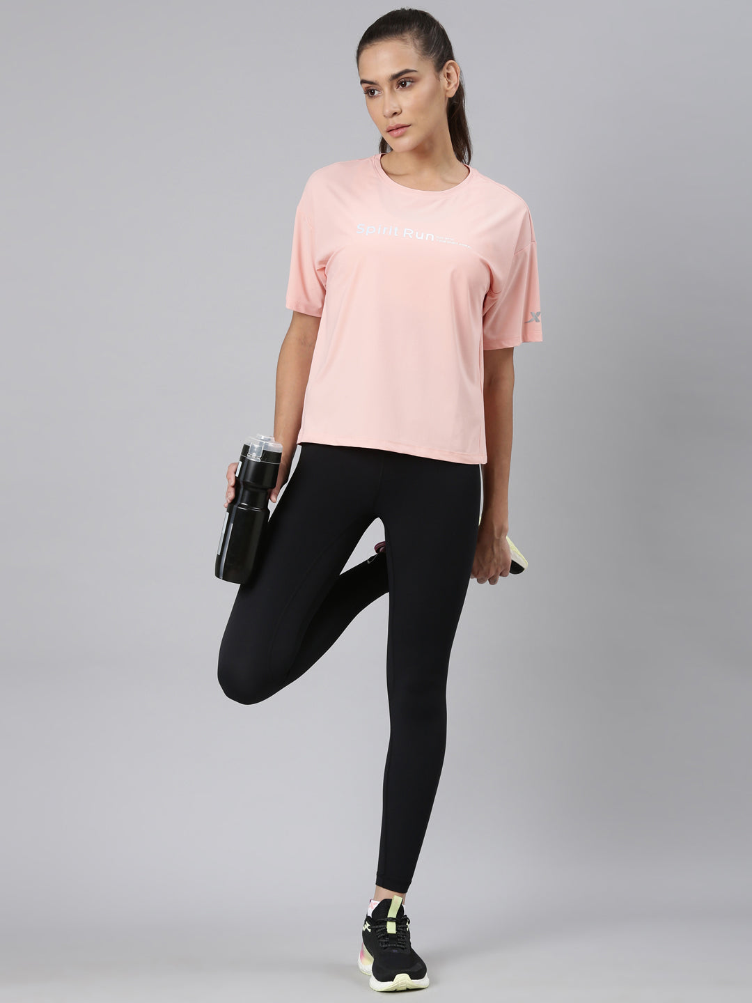 Xtep-Comfort Women Short-sleeve T-shirt