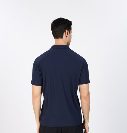 Xtep Men's Ice Cooling Training Polo T-shirt Blue