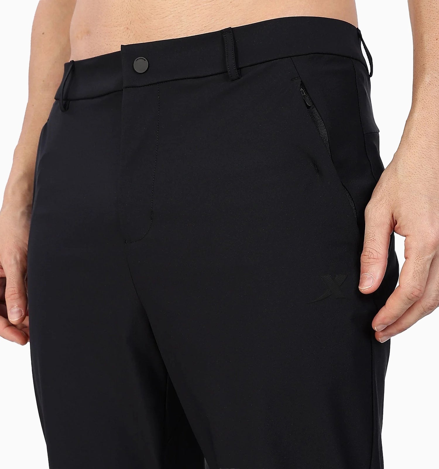 Quick-Dry Comfort Training Trackpants - Black