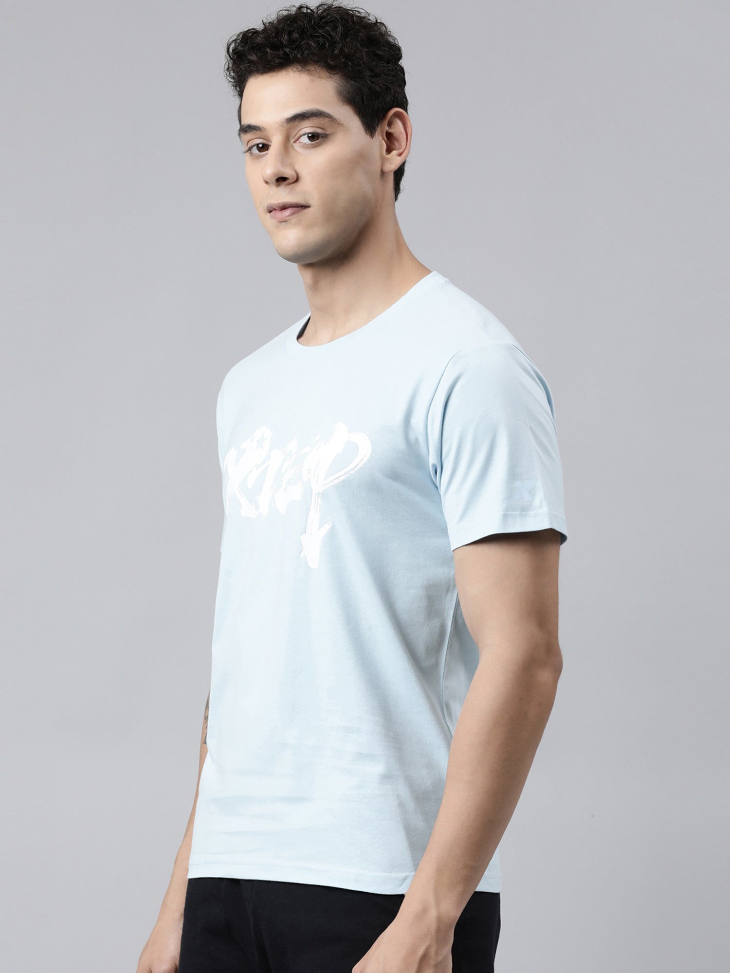 Xtep Men Regular Fit Short-sleeve T-shirt
