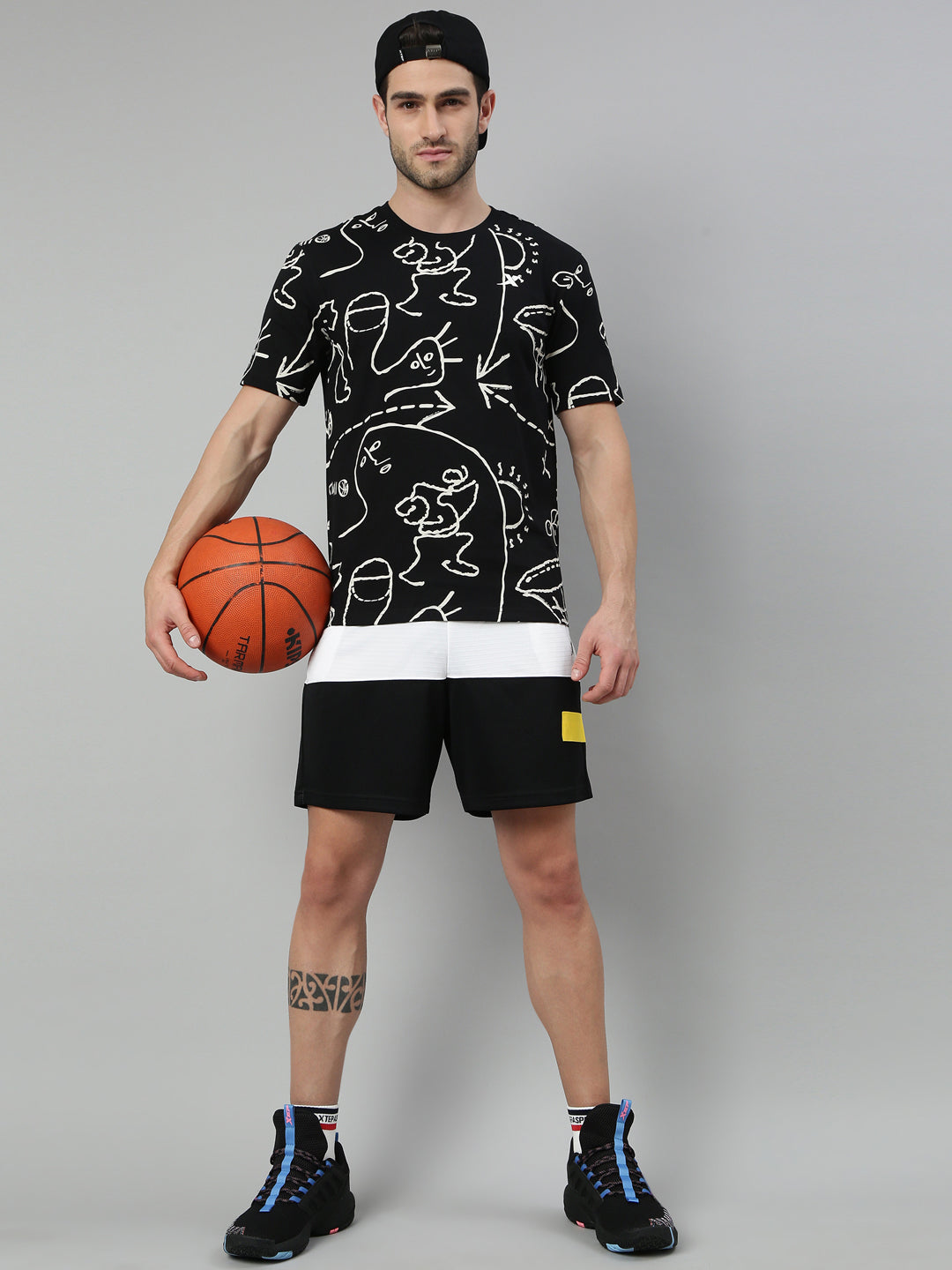 Xtep Men Relaxed Fit Short-sleeve T-shirt