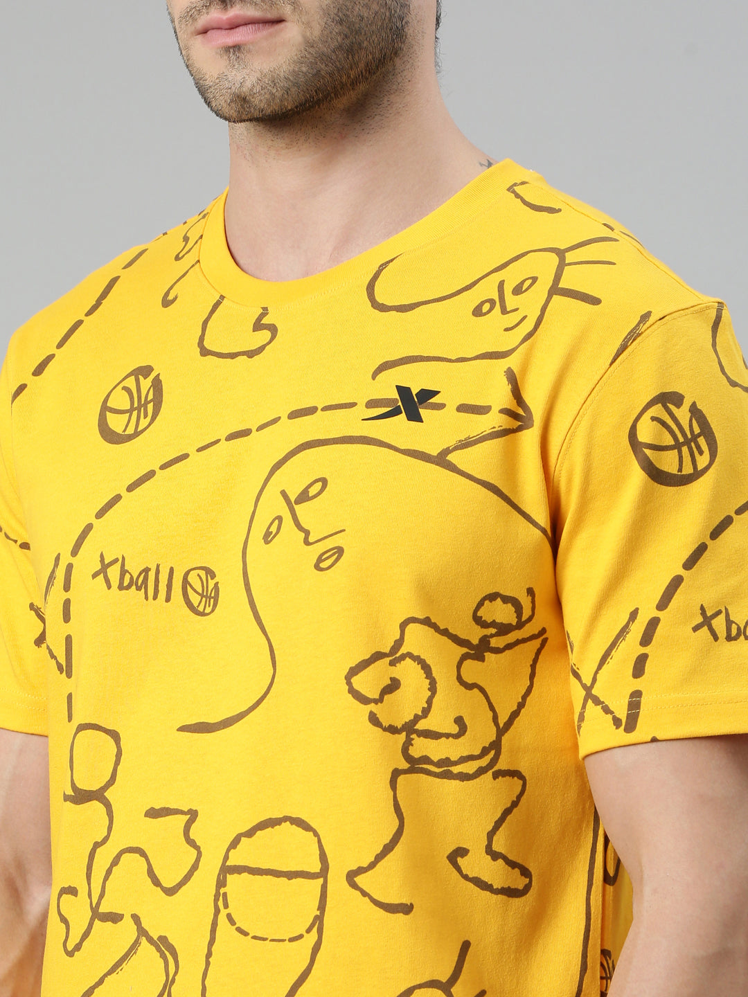 Xtep Men Relaxed Fit Short-sleeve T-shirt