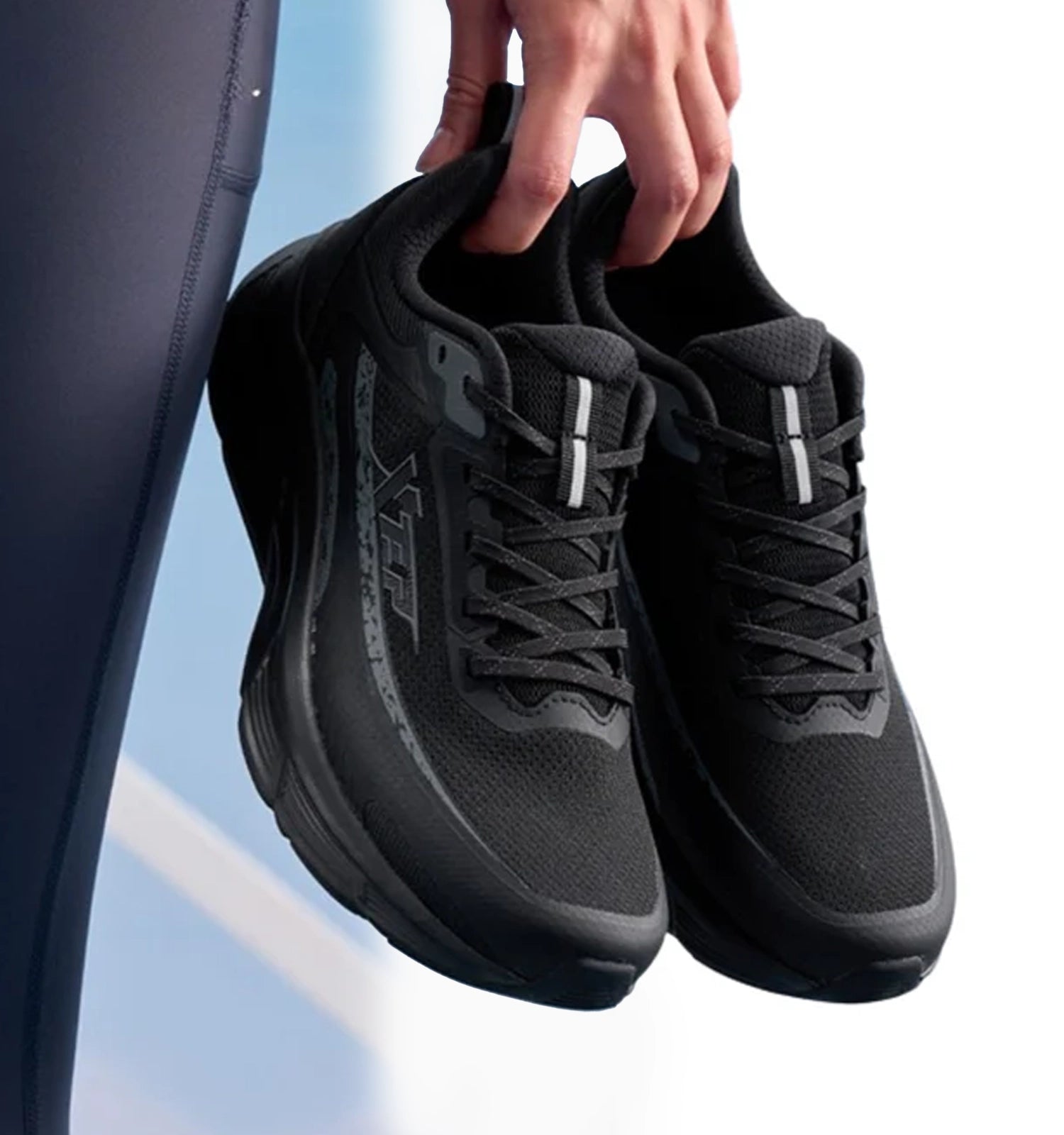 Energetex Lightweight Daily Running Shoe - Black