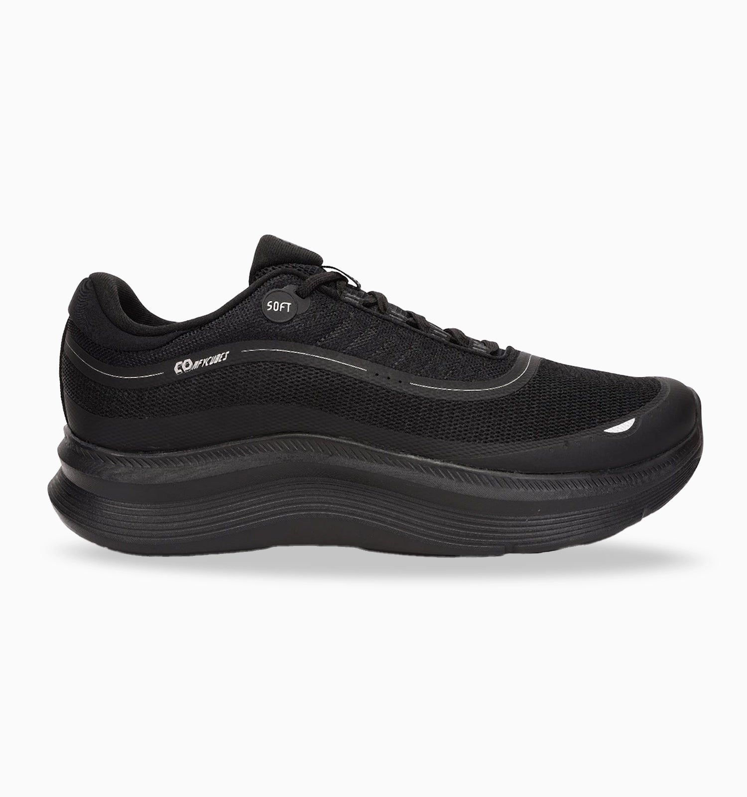 Comfy Cubes Daily Running Shoe - Black