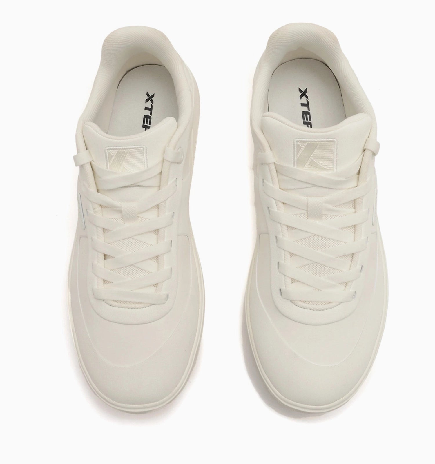 Split Suede Leather Sneakers - Canvas White