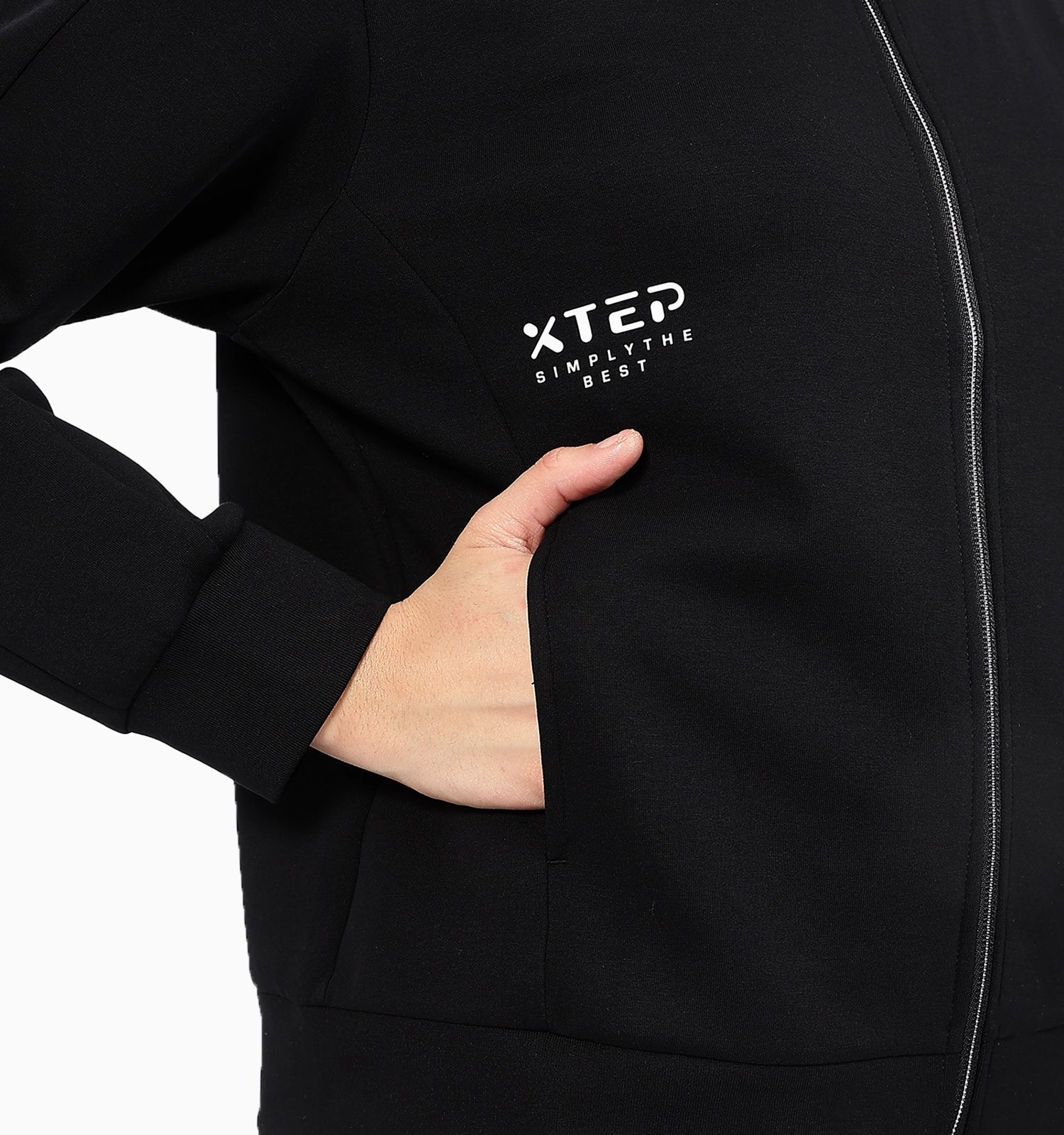 3D Fit Knitted Jacket - Black