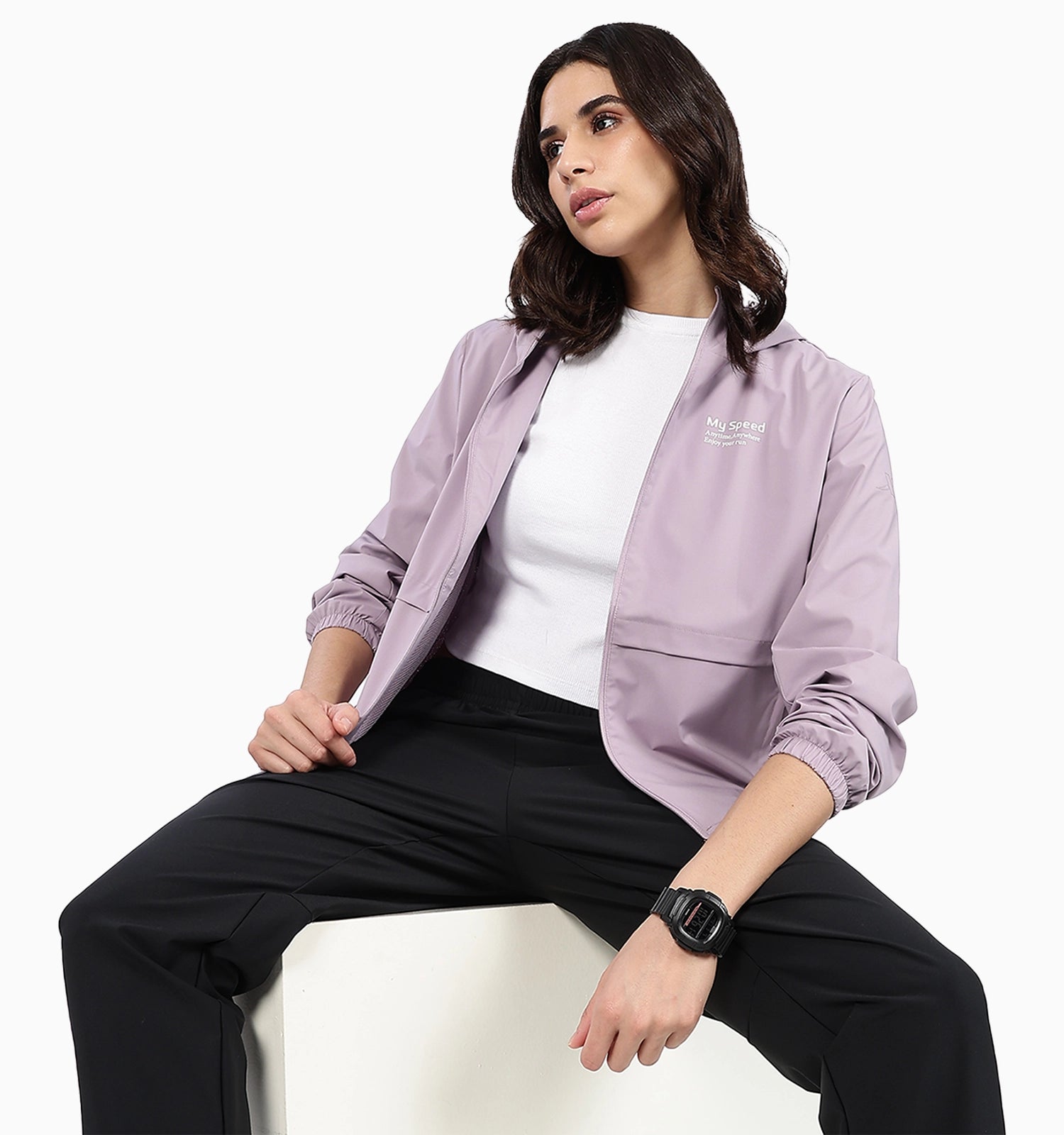 X-Shield Double Layer Windbreaker - Lavender Purple