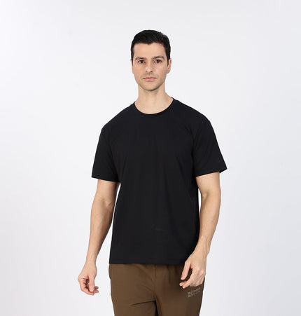 Xtep Men's Quick Dry Moisture Wick Running T-shirt Black