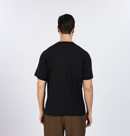 Xtep Men's Quick Dry Moisture Wick Running T-shirt Black