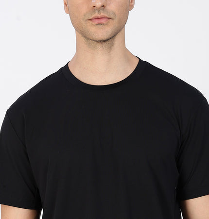 Xtep Men's Quick Dry Moisture Wick Running T-shirt Black