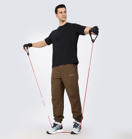 Xtep Men's Quick Dry Moisture Wick Running T-shirt Black