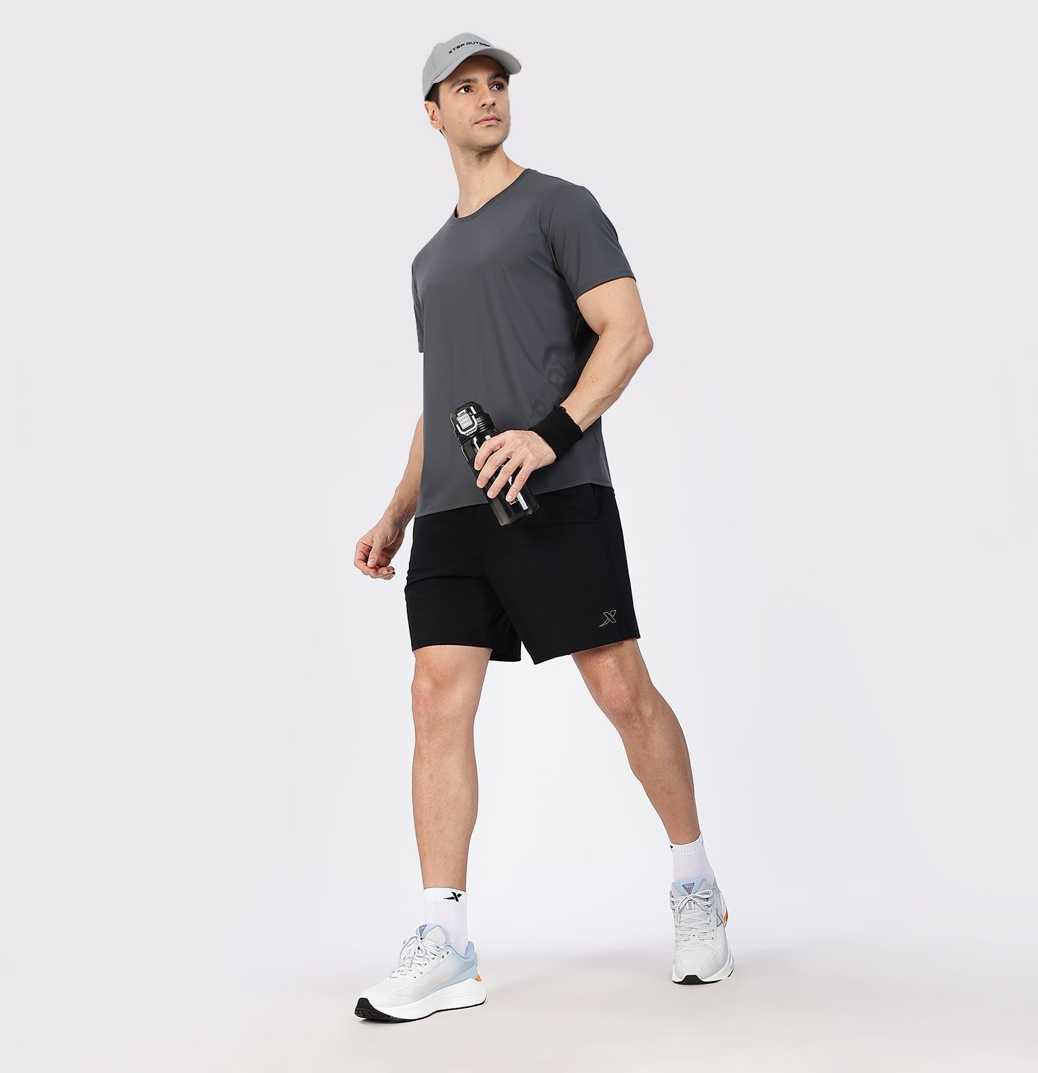 Ice-Cooling Running T-Shirt - Iron Grey