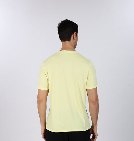 Xtep Men's Quick Dry Antibacterial Running T-shirt Yellow