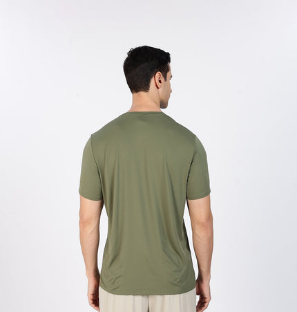 Xtep Men's Quick Dry Antibacterial Running T-shirt Green