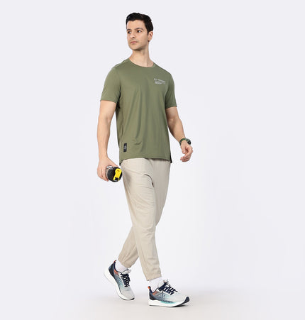 Xtep Men's Quick Dry Antibacterial Running T-shirt Green