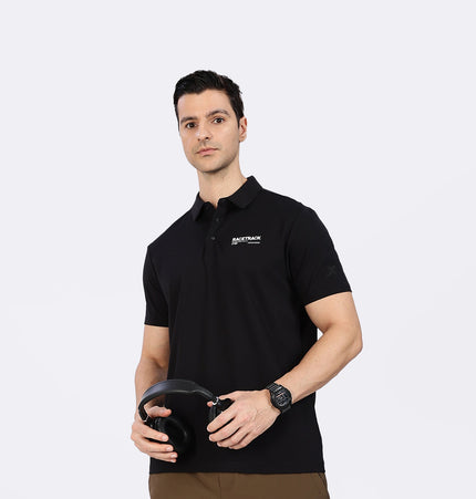 Xtep Men's Cotton Antibacterial Lifestyle T-shirt Black