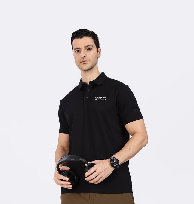 Xtep Men's Cotton Antibacterial Lifestyle T-shirt Black